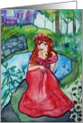 fairytale princess blank Card