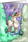 Reindeer ride blank Card
