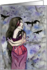 Vampire Gothic Greeting card