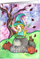 Blessed Samhain Spell Casting card
