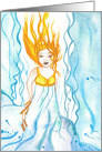 Blank Card - Ilmatar goddess of the air card