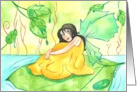 Pond Fairy Happy Birthday card