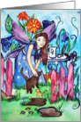 Blue Fairy’s Garden Mother’s Day card