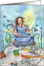 Reading Fairy Happy Birthday card