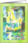 Enchanted Unicorn Happy Birthday card