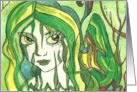 Jungle Fairy Thinking About You card