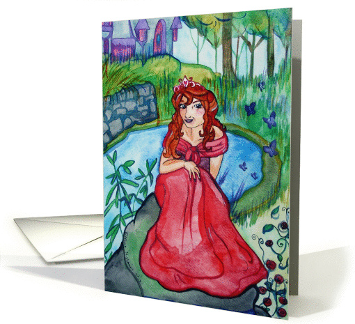 fairytale princess blank card (1069249)