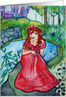fairytale princess blank Card