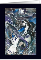 Stormbringer mermaid blank Card