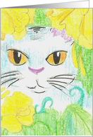 Happy Easter Little Cat Card