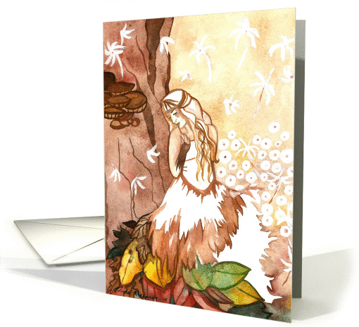 Blessed Samhain Autumn Fairy card (1455882)