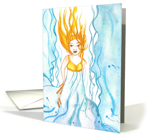 Blank Card - Ilmatar goddess of the air card (1466668)