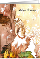 Fairy Of Autumn - Mabon Blessings card