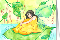 Pond Fairy Happy Birthday card