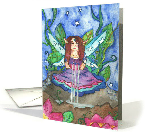 Lotus Magic Fairy Happy Birthday card (1837444)