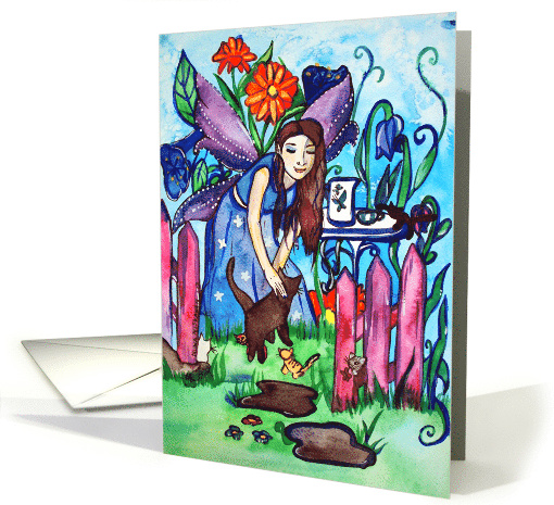 Blue Fairy's Garden Mother's Day card (1837466)