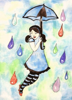 Flying Umbrella...
