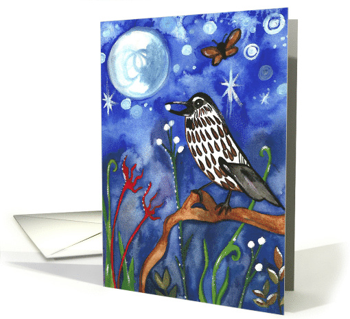 Magic Bird Happy Birthday card (1837482)