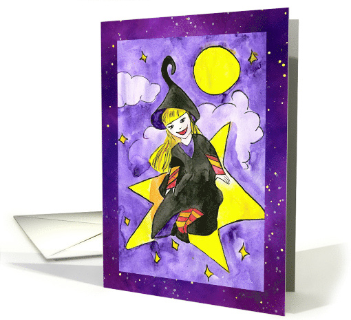 Star Witch Happy Halloween card (1838672)
