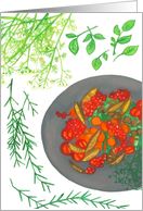 Smple Taste Foodie Blank card