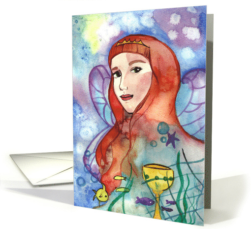 Fairy Princess Of The Sea Thinking Of You card (1839768)