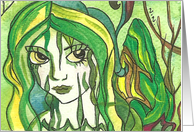 Jungle Fairy Thinking About You card