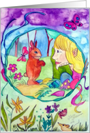 Ostara pagan spring celebration card