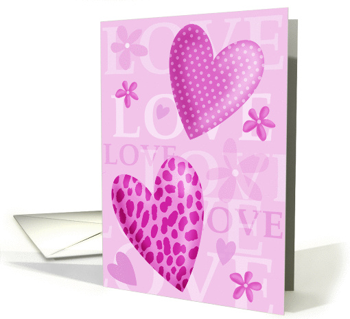 Valentine Hearts card (893265)