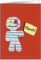 Thanks card
