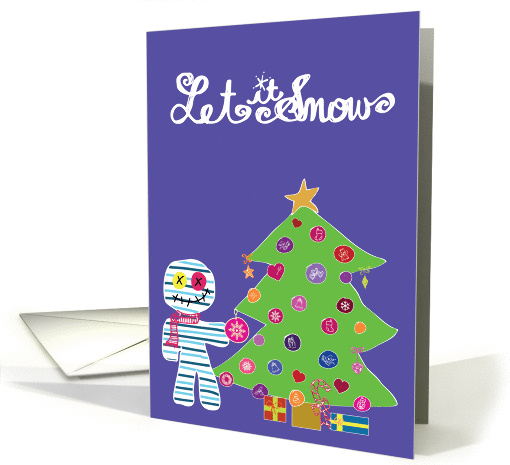 Merry Christmas - Let it Snow card (971401)