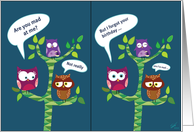 Owls - Happy Belated...