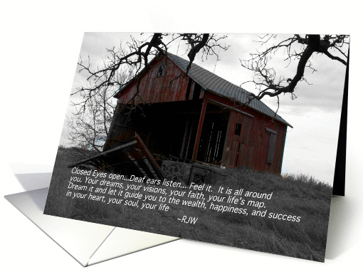 Inspirational Close Your Eyes card (896354)