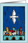 International Day of Peace greeting card - Dove & Olive Branch, card