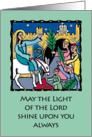 Palm Sunday card - Jesus’ triumphal entry into Jerusalem card