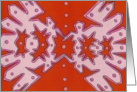 abstract pink 2 card