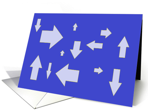 blue arrows card (909592)