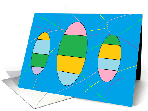easter eggs card (910008)