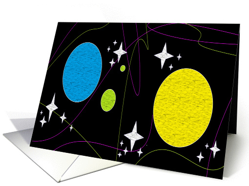Blue planet card (911139)