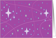 A stary sky card