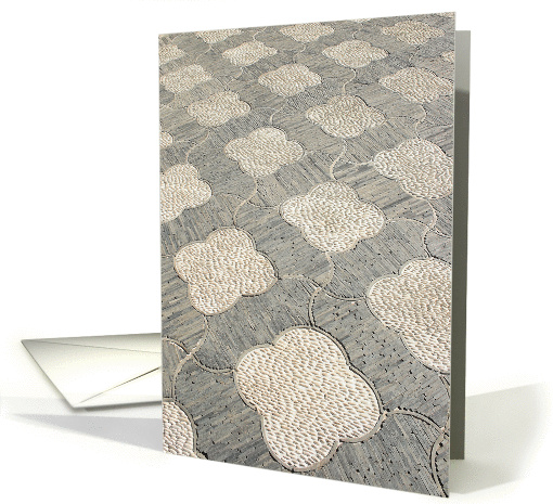 Blank Card - Decorative Stone Pattern card (899153)