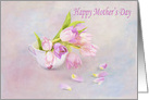Happy Mother’s Day Pink & Purple Tulips card
