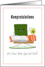 Congratulations On Baby Sushi and Salmon Roll card