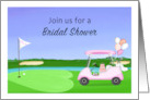 Bridal Shower Golf Course card