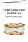 National Ice Cream Sandwich Day August 2 card