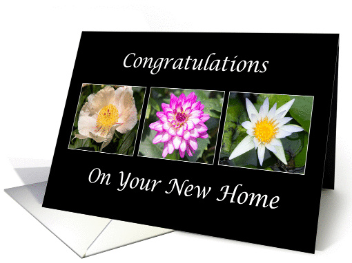 Congratulations On Your New Home Flowers card (1423536)