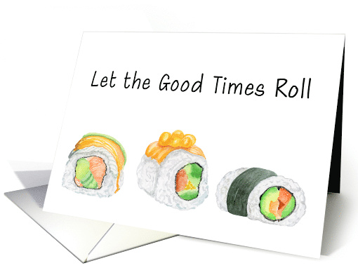Sushi Rolls Birthday card (1903302)
