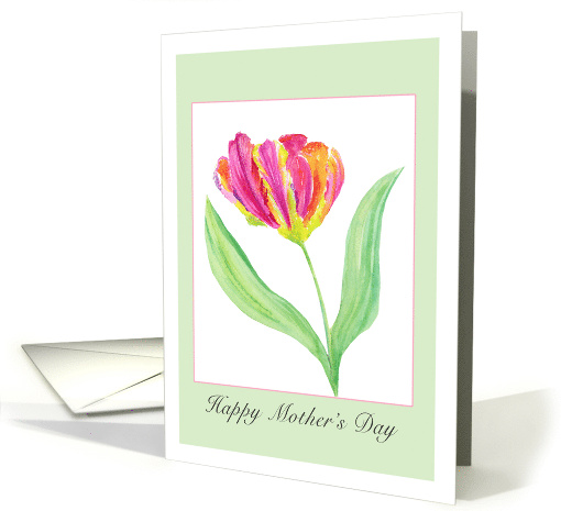 Happy Mother's Day Pink Tulip card (1904992)
