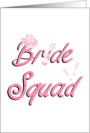 Will You Be In My Bride Squad Cowboy Hat card