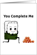 You Complete Me Sushi And Ikura card