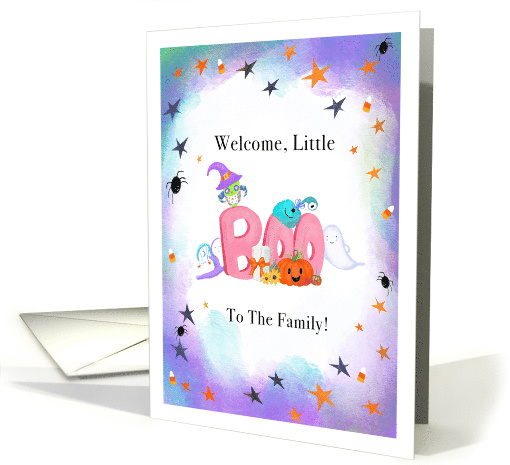 Welcome Little Boo To The Family Baby card (1914662)